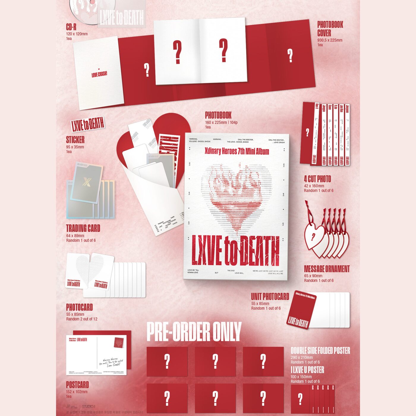 Xdinary Heroes - 7th Mini Album [LXVE to DEATH] (Photobook Ver.) +